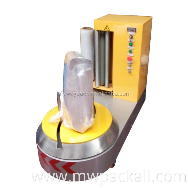 Hot sale Airport baggage wrapping machine for protecting baggage from Myway Machinery